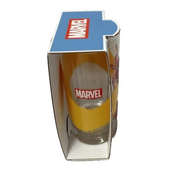 Marvel Iron Man Drinking Glass Cup Avengers Collectible Superhero Glass NEW - Picture 5 of 8